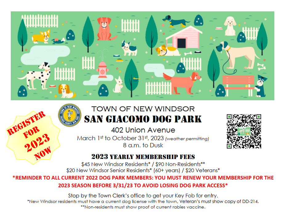 Register for San G Dog Park 2023 Now!